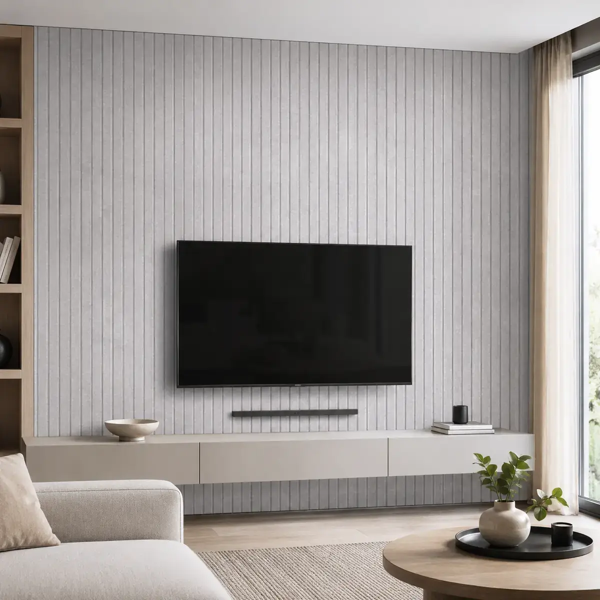 Chicago Beton MDF Lambri Panel – Premium Seri - Görsel 2