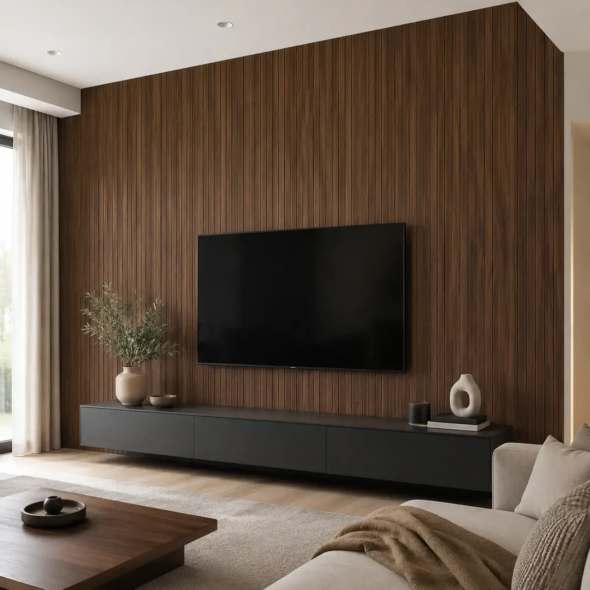 Anadolu Ceviz MDF Lambri Panel – Standart Seri - Görsel 2