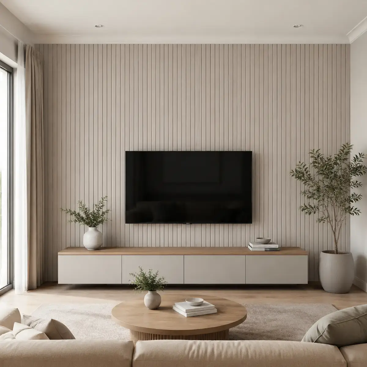 Kum Gri MDF Lambri Panel – Standart Seri - Görsel 2