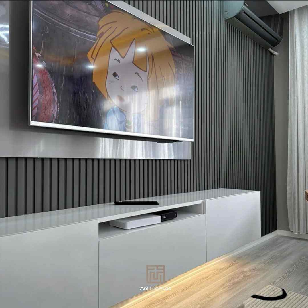 Antrasit Siyah Lambri Duvar Panel - Görsel 2