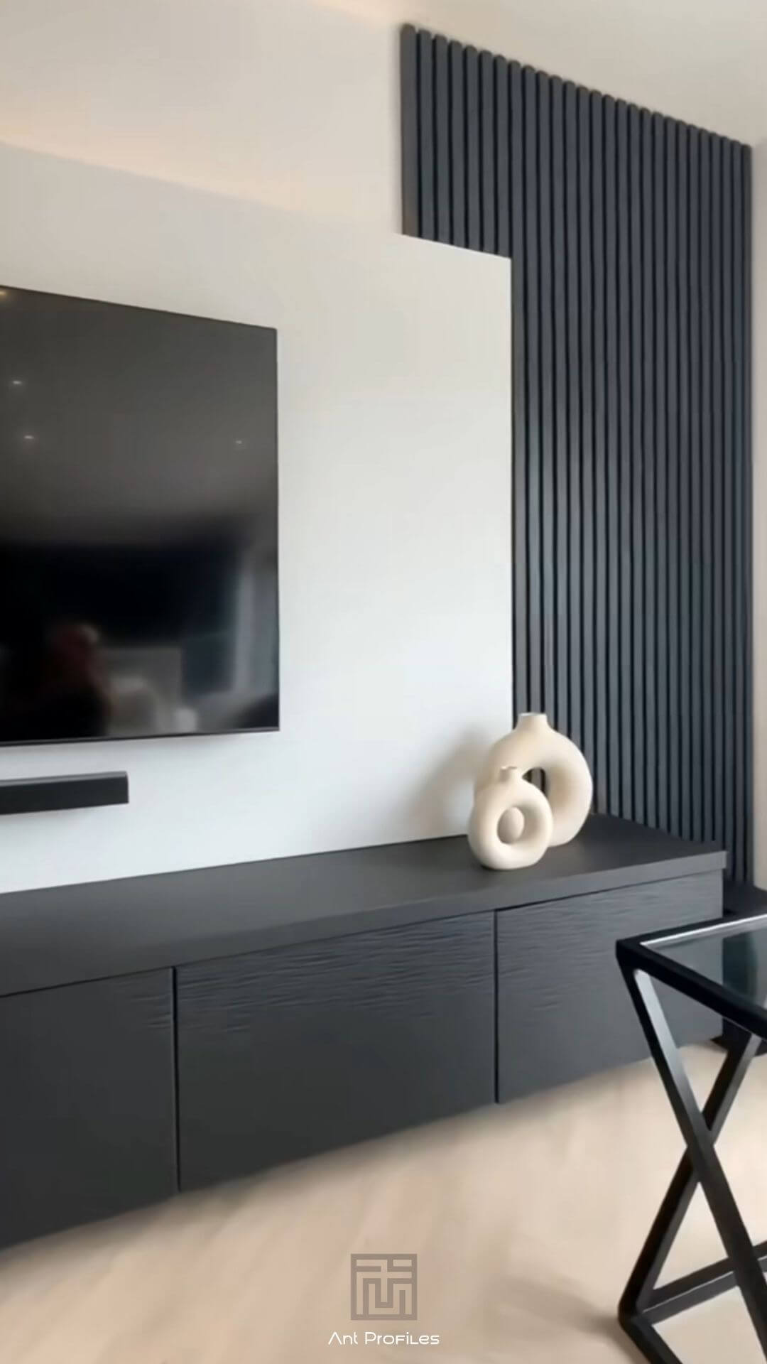 Antrasit Siyah Lambri Duvar Panel - Görsel 3