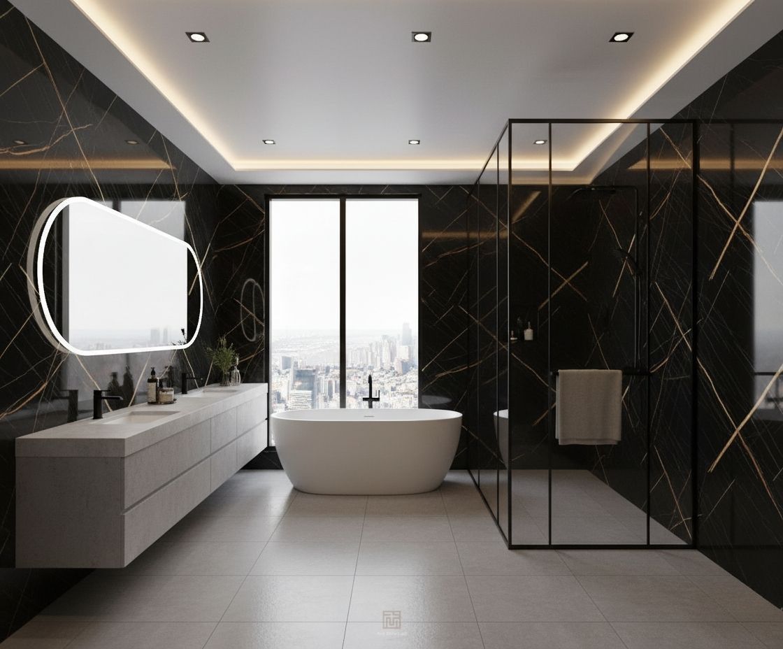 Black Abyss (PVC Mermer Panel) - Görsel 2